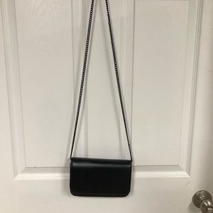 Faux Leather Crossbody Bag